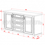 Здесь изображено Комод из серии 