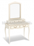 Здесь изображено Дамский столик Прованс с надстройкой и зеркалом