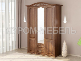 Здесь изображено Шкаф 3-х створчатый Камила