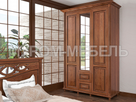 Здесь изображено Шкаф 3-х створчатый Мелиса