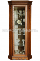 Здесь изображено Сервант Милано скошенный (сосна, резьба береза)