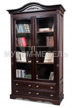 Здесь изображено Шкаф книжный Валео с ящиками