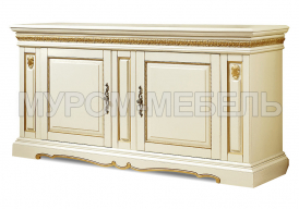 Здесь изображено Тумба ТВ Милано (сосна, резьба береза)