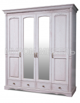 Здесь изображено Шкаф 4-х створчатый Валео