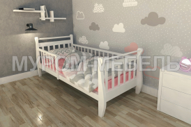 Здесь изображено Кровать детская Карета