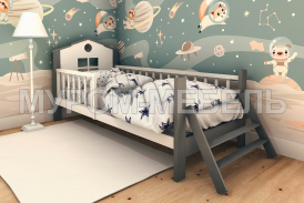 Здесь изображено Кровать детская Хижина