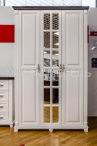 Здесь изображено Шкаф Прованс Браун (белая эмаль + Венге 3)