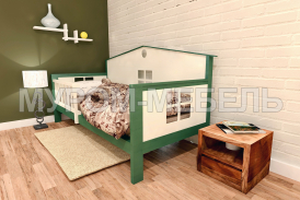 Здесь изображено Кровать детская Домик Сказки