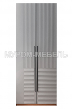 Здесь изображено Шкаф Бергамо 2-х ств., фасады МДФ в эмали