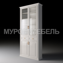 Здесь изображено Шкаф двухстворчатый с ящиками из серии 