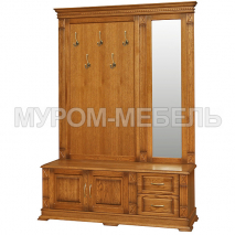 Тумба с вешалкой и зеркалом Флоренция Здесь изображено Тумба с вешалкой и зеркалом Флоренция