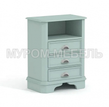 Здесь изображено Тумба Антик 3 ящика ниша