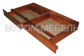 Здесь изображено Ящик подкроватный на направляющих