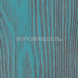 Голубая эмаль с бежево-коричневой патиной